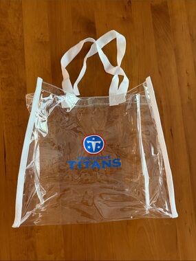 Tennessee Titans Clear Stadium Bag • New 2026 Logo • NFL Approved • New